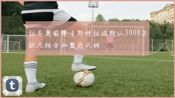 拉齐奥前锋卡斯特拉诺斯以3000万欧元转会加盟西汉姆